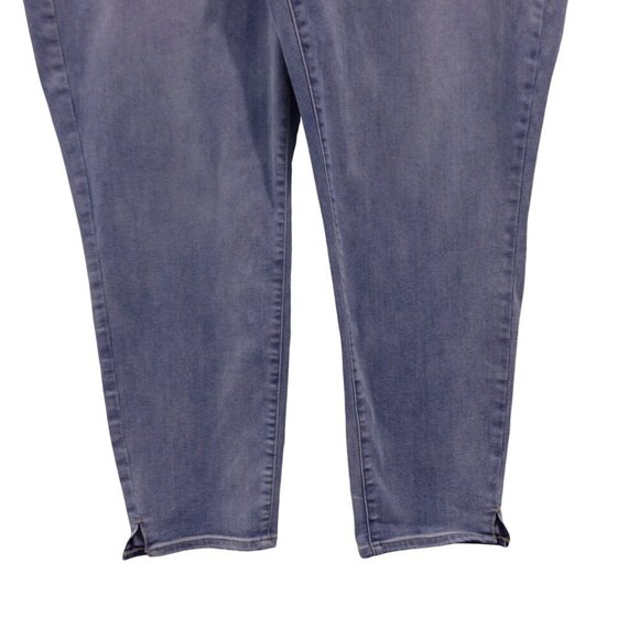 Sculpt-Her X NYDJ Super Skinny Ankle Jeans Sz 2X Blue Orion Wash Denim Pull On - Picture 4 of 13